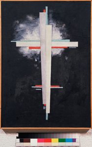 Suprematismi - Suprematismi - Ilja Grigorjevitš Chashnikin (Ilia Tchachnik) maalaus (1902-1929), öljy kankaalle tekijältä Ilya Grigorevich Chashnik