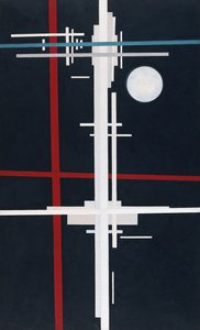 Suprematistinen kokoonpano, 1923 tekijältä Ilya Grigorevich Chashnik