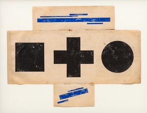 Suprematistinen malli, noin 1921 tekijältä Ilya Grigorevich Chashnik