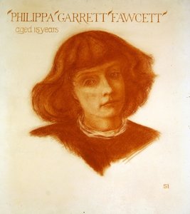 Muotokuva Philippa Garrett Fawcettista 15-vuotiaana tekijältä Image Selwyn