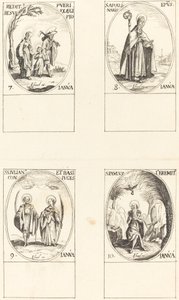 Paluu Egyptistä; St. Apollinaire; St. Julianus ja Basilissa; St. Paul Erakko tekijältä Imitator of Jacques Callot