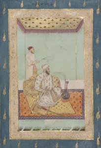 Abdul Ghaffar Khan Bahadur, n. 1680 (läpinäkymätön wc ja kultaa paperilla) tekijältä Indian School