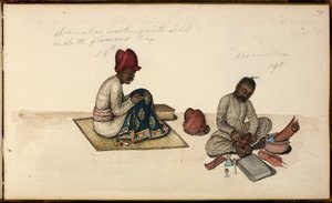 Lisätä. Tai. 1539, suutari ja kirjonta tekijältä Indian School