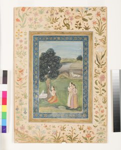 Bhairavi Ragini Bhairavasta, noin 1780 tekijältä Indian School