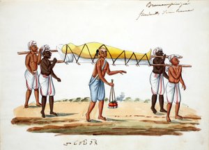 Brahmanin hautajaiskulkue (wc paperilla) tekijältä Indian School