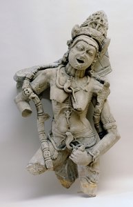 Chamunda, Hinglajgarh-kulttuuri, 1000 jKr (hiekkakivi) tekijältä Indian School