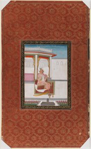 Chandhu Lal, 1875-1900 (läpinäkymätön wc ja kultaa paperilla) tekijältä Indian School