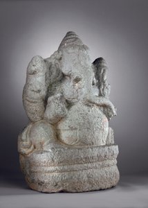 Ganesha, 1100-1300-luku (graniitti) tekijältä Indian School