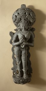 Ganga, jumalatar, joka personoi pyhän Ganges-joen, Mahanadin, Bengalin tekijältä Indian School