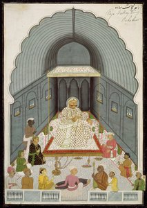 Sisään. 70.4 Fateh Singhs (1769-1818) musiikkijuhlat, n. 1770-80 tekijältä Indian School