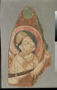 Indra, Balawaste, 7.-8. vuosisadalla (seinämaalaus) tekijältä Indian School