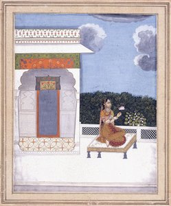 Malasri Ragini, n. 1760-70 tekijältä Indian School