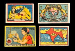 Tulitikkurin tarrat tekijältä Indian School