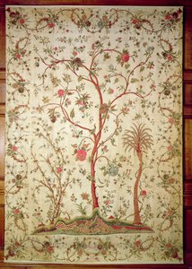 Palampore tai peitto Coromandel Coastilta, n. 1770 (chintz) tekijältä Indian School