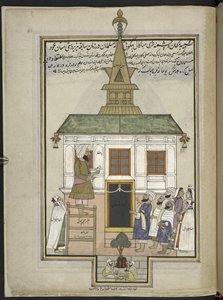 Saarnaaja ja palvoja Shah Hamadanin puisessa moskeijassa Srinagarissa, joka oli alun perin Mahakali Bhagwatin pyhäkkö,  86 niteeseen sidottua piirustusta, jotka kuvaavat ammatteja ja ammatteja Kashmirissa. Käsityöläiset esitetään työssään työvälineineen ja tekijältä Indian School