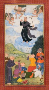 Jeesuksen taivaaseenastuminen papin hahmossa. tekijältä Indian School