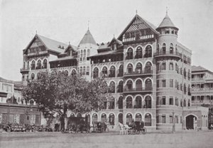 Bombay / Mumbai: Royal Bombay Yacht Clubin asuintilat (s/w-kuva) tekijältä Indian photographer
