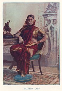 Intiaanit: Brahman Lady (värillinen kuva) tekijältä Indian photographer