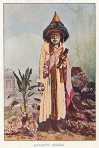 Intiaanit: Wasudev Beggar (värillinen kuva) tekijältä Indian photographer
