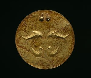 Seremoniallinen rintalevy (Karse), Molukkikansat, 1800-luvun alku (kulta) tekijältä Indonesian School