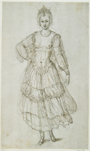 A Daughter of the Morn, n. 1611 (kynä ja muste paperille) tekijältä Inigo Jones
