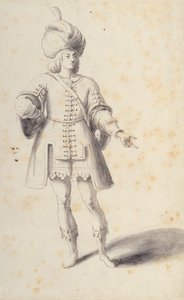Jalo persialainen nuori (kynä ja muste paperille) tekijältä Inigo Jones