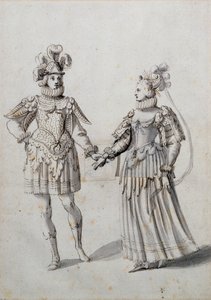 Tähtien vaikutteet (kynä ja muste paperille) tekijältä Inigo Jones