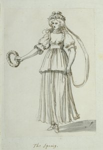 Kevät (kynä ja muste paperille) tekijältä Inigo Jones