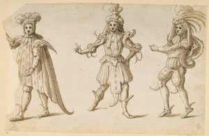 Three Days, c1611 (kynä ja muste paperille) tekijältä Inigo Jones
