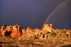 Muinainen Anasazi-alue, Castle Rock, Colorado tekijältä Ira Block