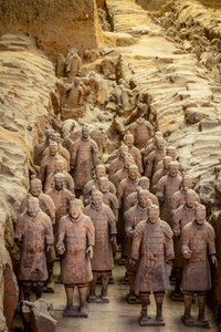 Terra Cotta -soturimuseossa, eri sotureita kuopan 1 alueella..., 2009 (kuva) tekijältä Ira Block