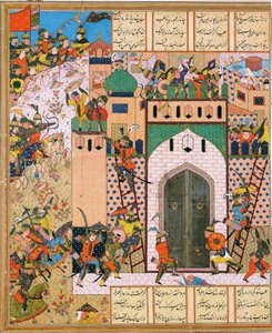 Shah Anushirvan valloittaa Saqilan linnoituksen tekijältä Iranian Master