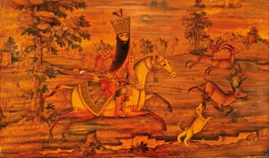 Yksityiskohta Qajar-arkun