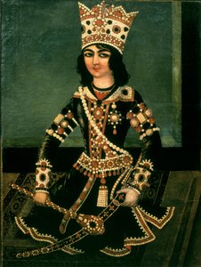 Muotokuva Abbas-Minzasta (n. 1783-1833), Persian prinssistä, Shah Fath Alin pojasta (hallitsi 1797-1834)