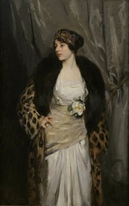 Gladys Wiles leoparditakissa (The Leopard Coat)