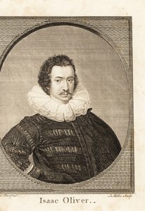 Isaac Oliverin tai Isaac Olivierin muotokuva, ranskalaissyntyinen englantilainen muotokuvapienoismaalari, noin 1565-1617 tekijältä Isaac (after) Oliver