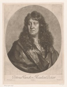 Pieter van der Meulenin muotokuva Petrus Vander Meulen Pictor (otsikko esineessä)
