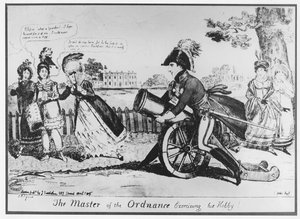 "Harrastuksensa harjoittava sotamestari", 1819