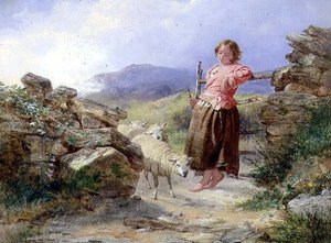 Pieni paimentyttö tekijältä Isaac Henzell