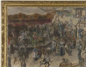 karuselli Amsterdamissa tekijältä Isaac Israels