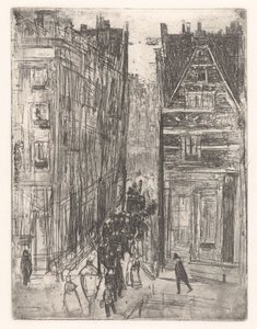 Gasthuismolensteeg Amsterdamissa tekijältä Isaac Israels