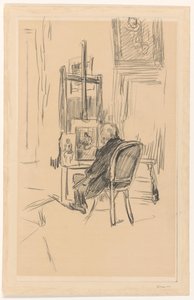 Jozef Israels studiossaan tekijältä Isaac Israels