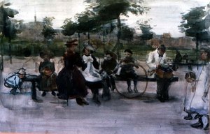 Park Bench, Amsterdam tekijältä Isaac Israels