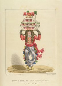 Jaw-Bone tai House John-Canoe, levy 3 julkaisusta "Sketches of Character...", 1838