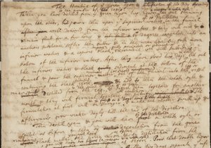 Vihreän Lyonin metsästys, recto, yksityiskohta, n. 1700 tekijältä Isaac Newton