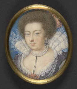 Elizabeth, Böömin kuningatar, noin 1615 tekijältä Isaac Oliver