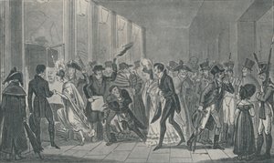 Oopperan jälkeen, 1821, 1920. Taiteilijat: Isaac Robert Cruikshank, George Cruikshank. tekijältä Isaac, Robert and George Cruikshank
