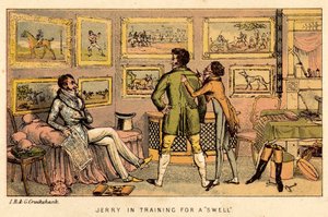 Jerry harjoittelee turvotusta tekijältä Isaac, Robert and George Cruikshank