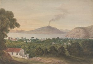 Vesuvius Napolinlahden poikki tekijältä Isaac Weld