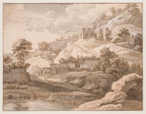 Näkymä Orleansin lähellä tekijältä Isaac de Moucheron